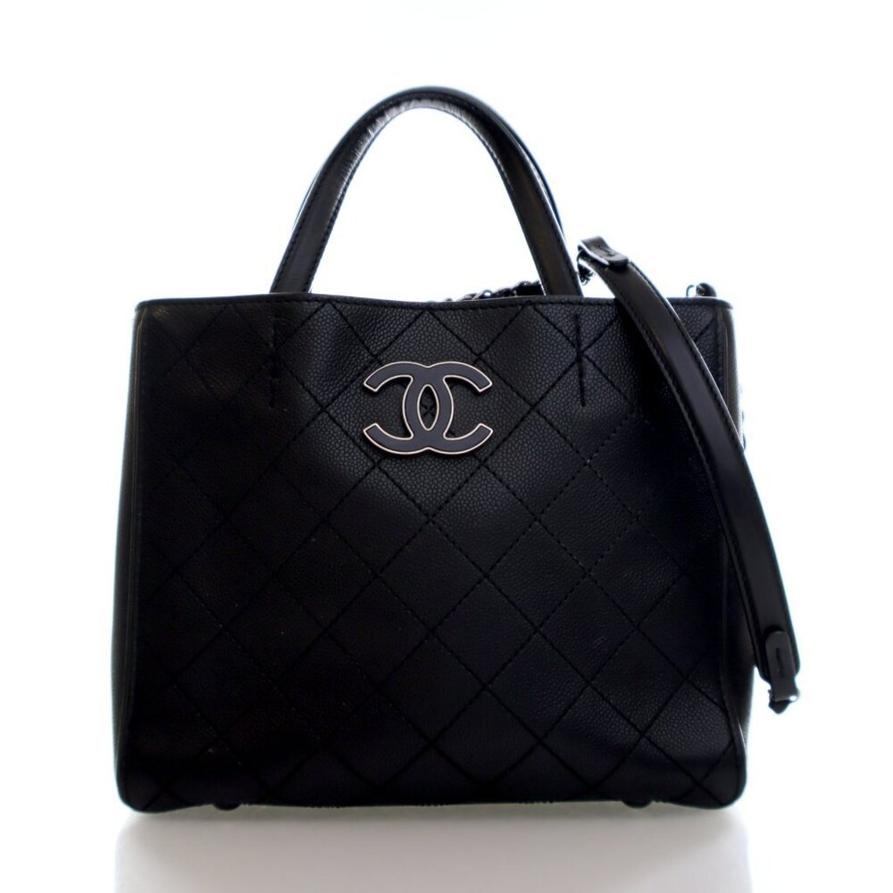 Chanel Small Caviar Hampton Tote Bag